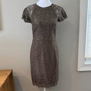 Banana Republic Green Lace Mini Dress